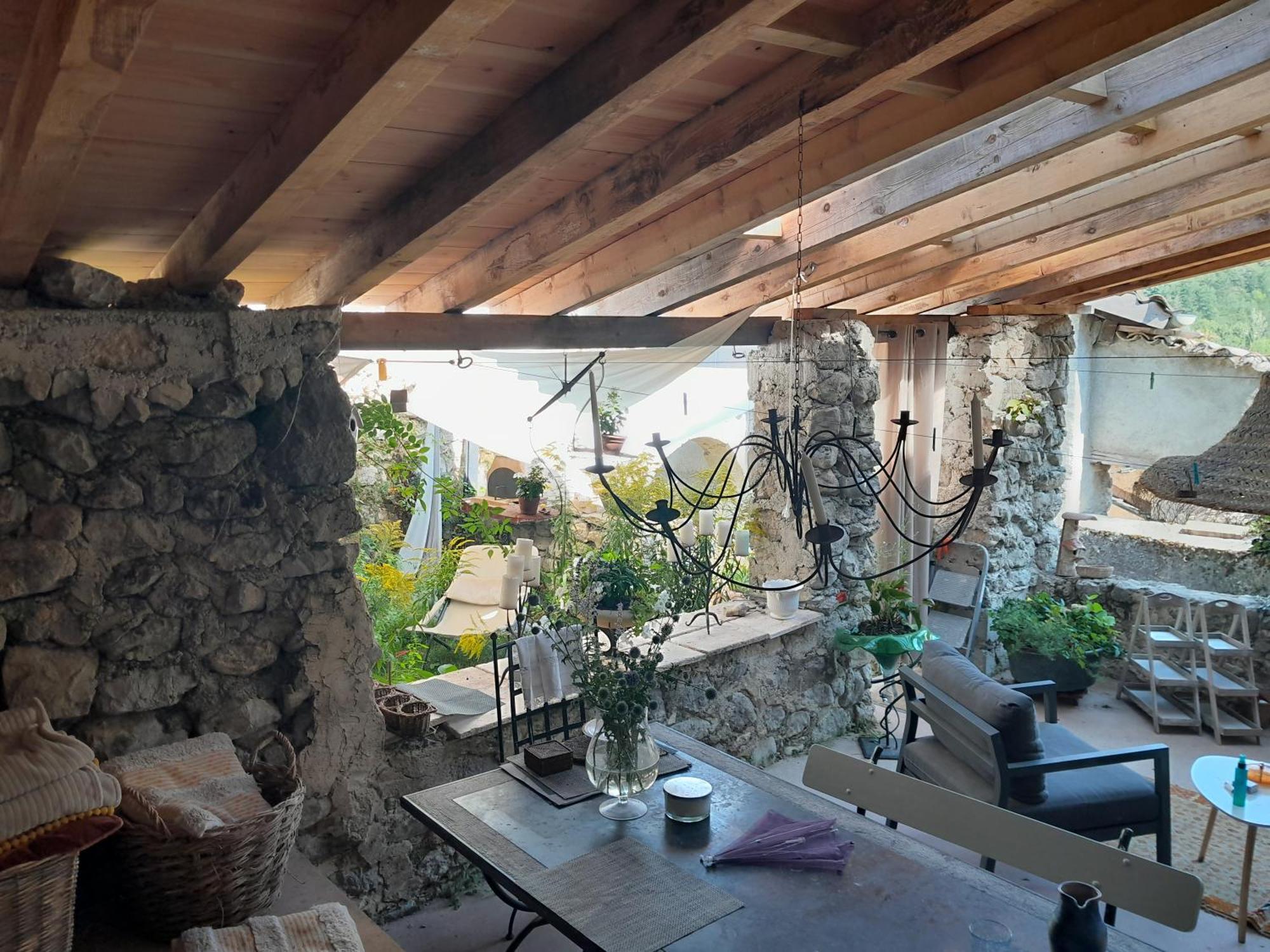 Chambre d'hôtes La Romarine Barnave Extérieur photo
